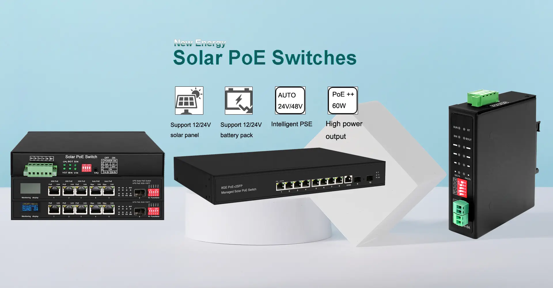 Solar PoE Switches